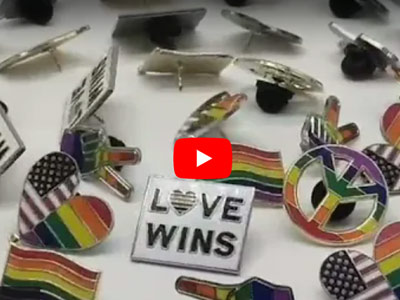 LGBT Lapel Pins Video